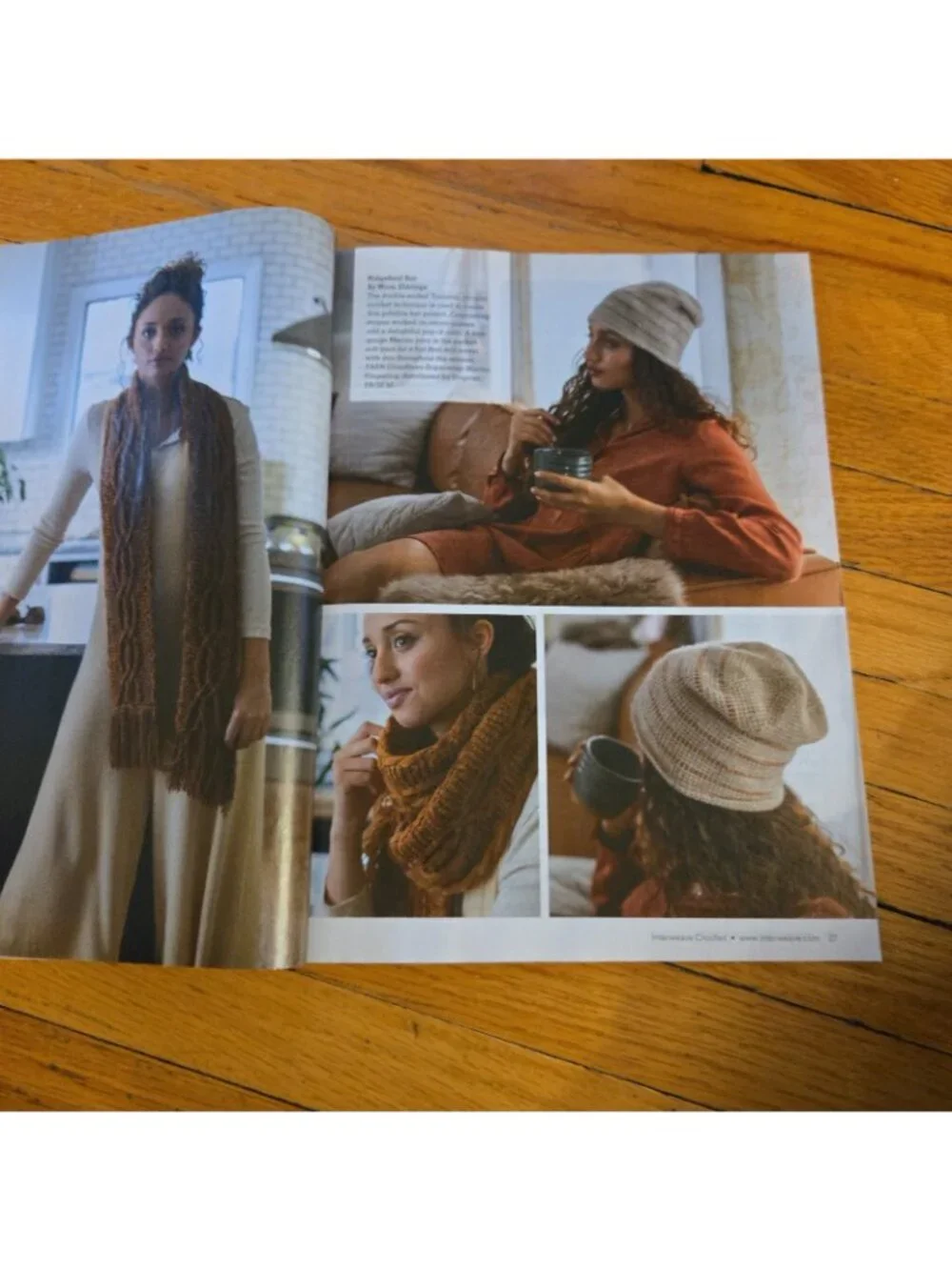 Interweave Crochet Magazine Fall 2019 Wheatfield Cabled Capelet